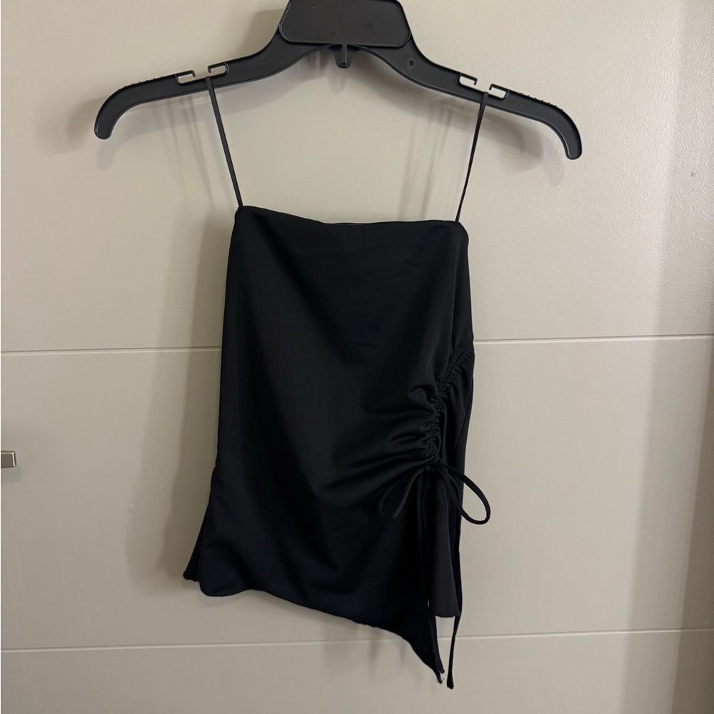 Garage Black Strapless Top